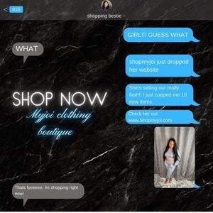 Shop my website https://myjoiclothing.com/ & follow my Instagram @ShopMyjoi ☺️